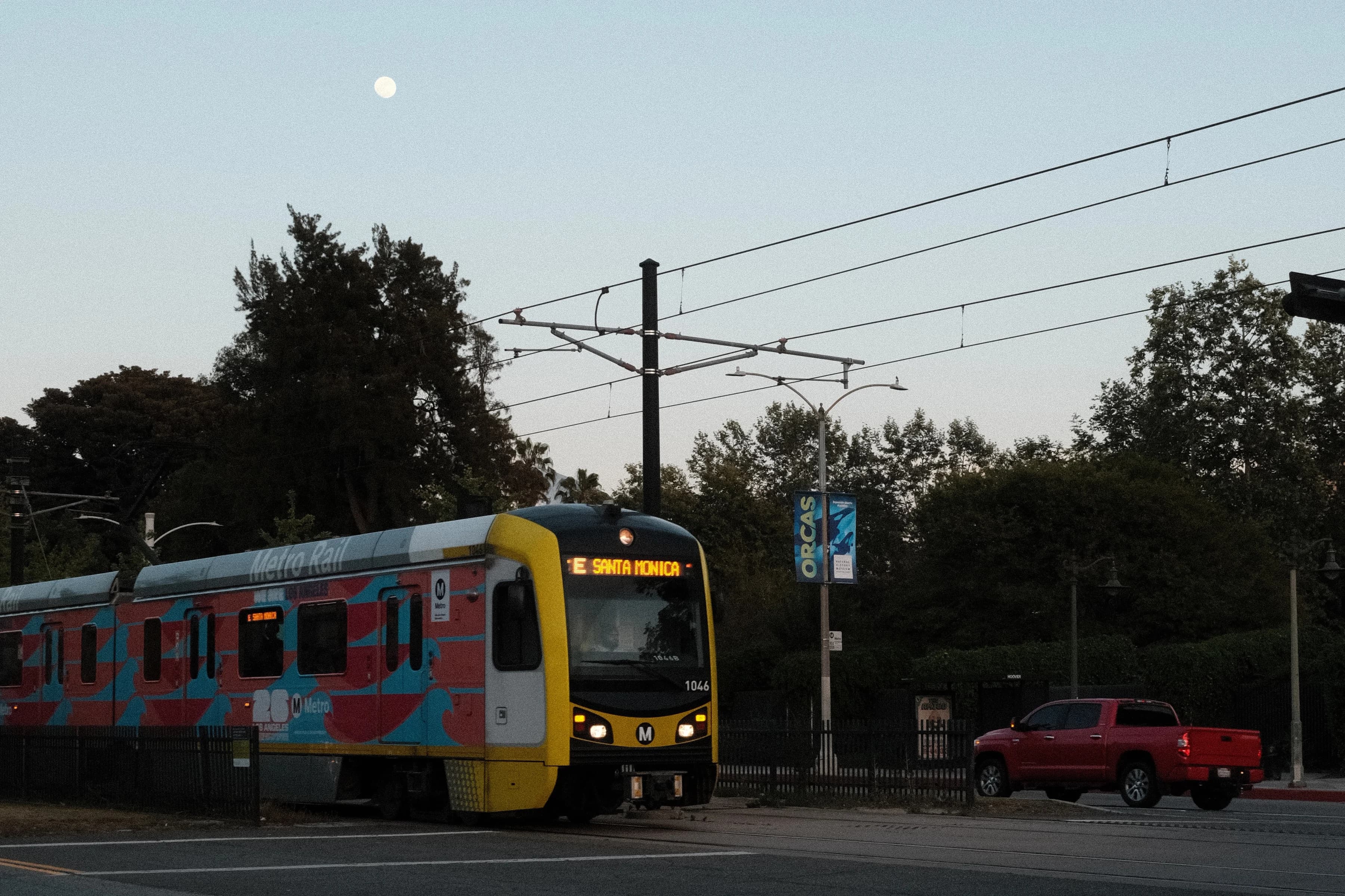 metro leads to the beach